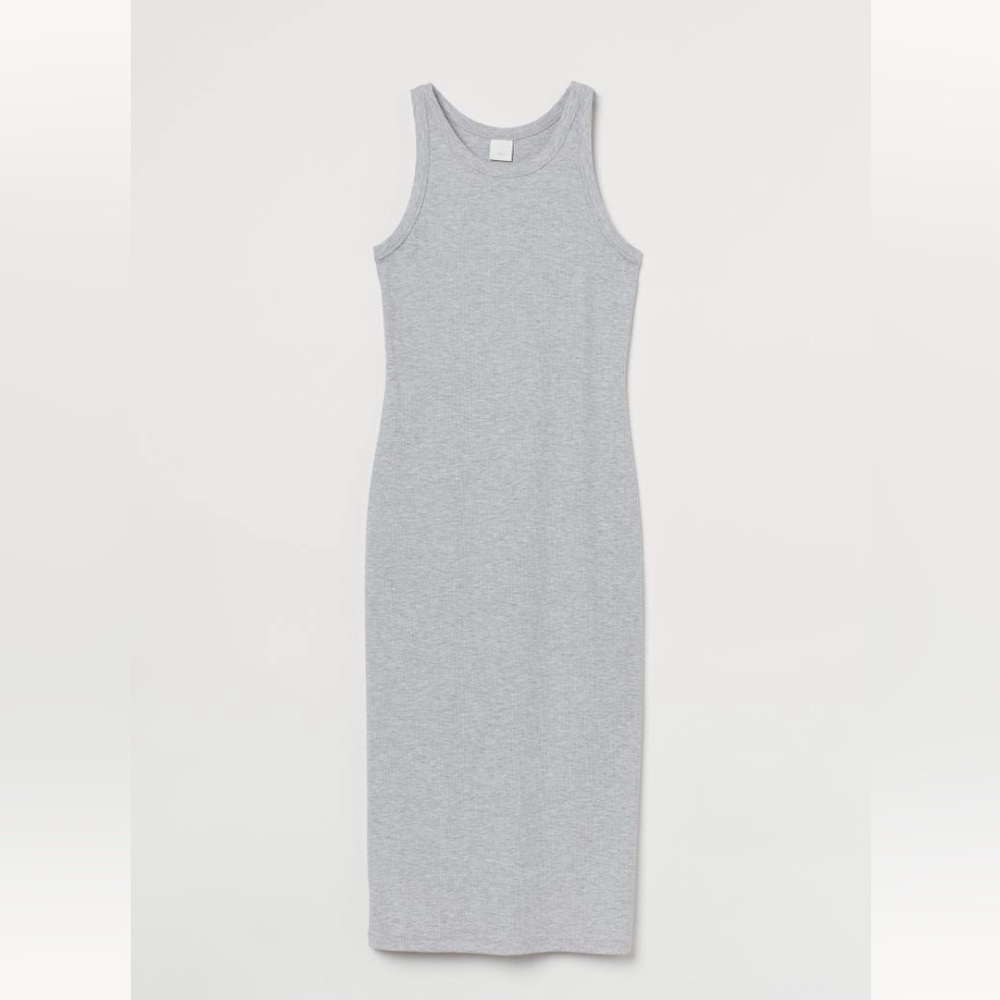Ribbed Jersey Dress